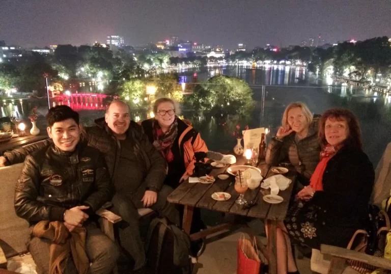 Travellers on an Orient Charm private trip