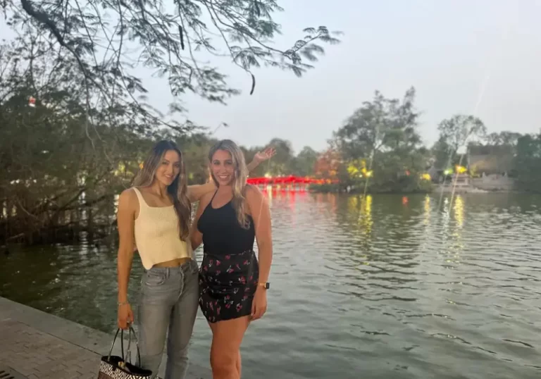 Travellers on an Orient Charm private trip