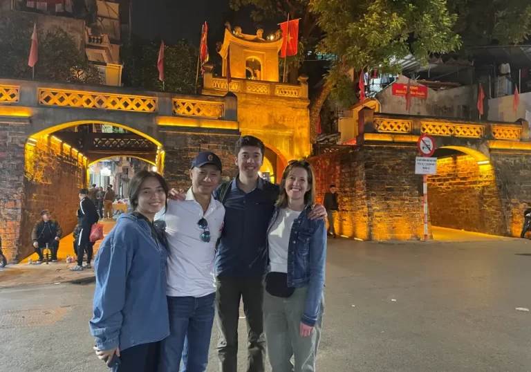 Travellers on an Orient Charm private trip