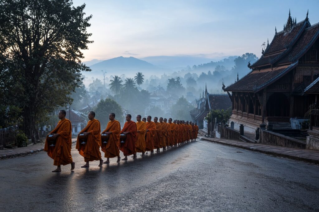 Alms at dawn